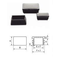 Krytka plastová A-60mm x B-100mm