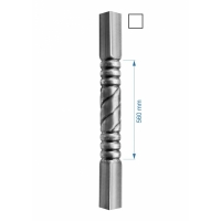 Tyč - trubková 1200mm se čtvercovou základnou 60x60mm